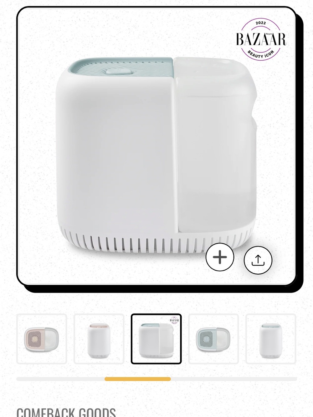 Canopy humidifier (1st version)